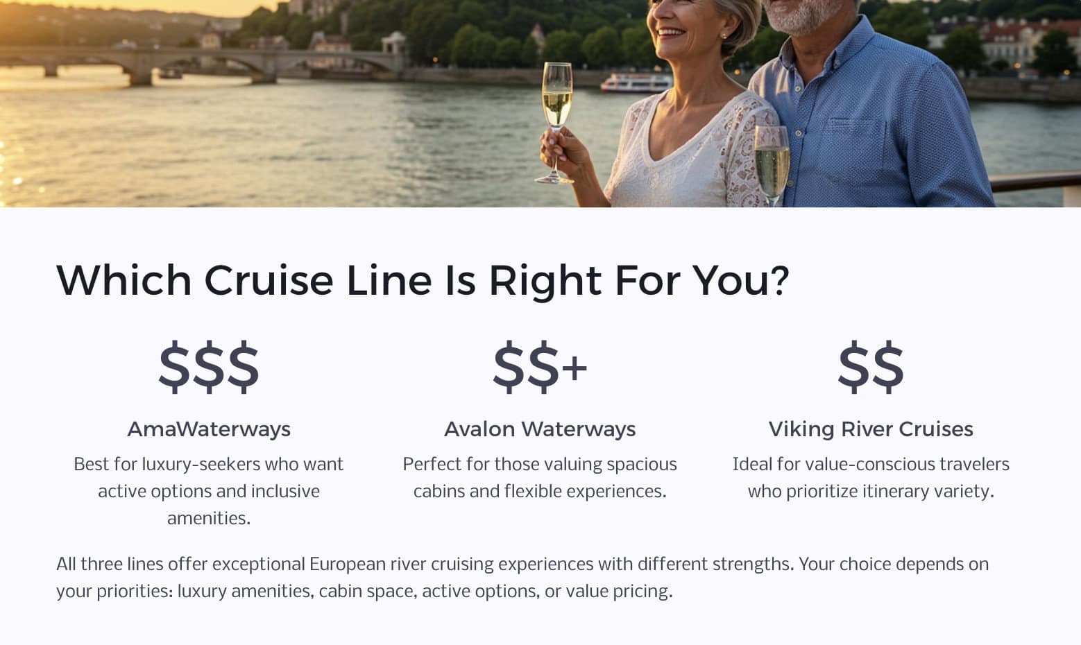 Viking vs AMA vs Avalon The ONLY River Cruise Comparison You Need for